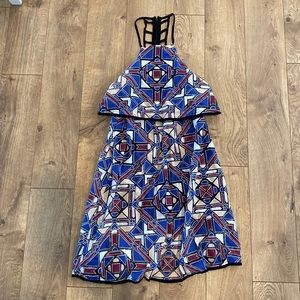 Ella moss Ladder Back MIDI Dress